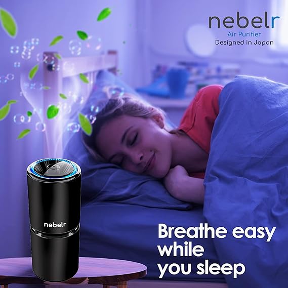 Car Air Purifier Ionizer - Premium - Zero Filter - Alluminium - 10 Million Negative Ions - Kills 99.9% Viruses - Removes Dust - Portable - Designed in Japan - 2025 - USB C - with Car Charger