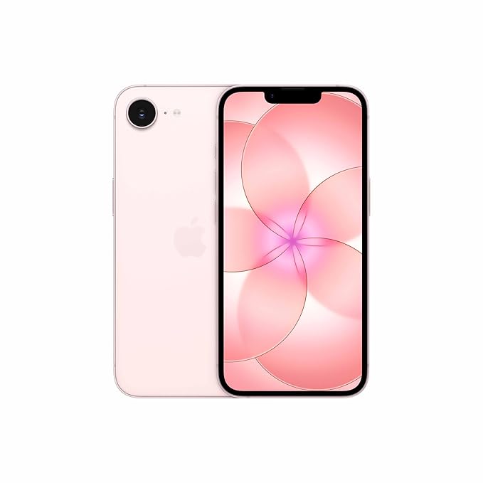 Apple iPhone 17e 256 GB: 15.40 cm (6.1″) Super Retina XDR Display, A19 Chip, All-Day Battery Life, 48MP Fusion Camera, 256GB Starting Storage; Soft Pink
