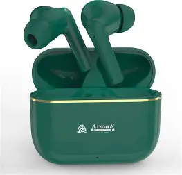 Aroma NB121 Pods Upto 40 Hours Playtime* Type C Fast Charging Dual Pairing Earbuds Bluetooth Headset (Ivory White, True Wireless)
